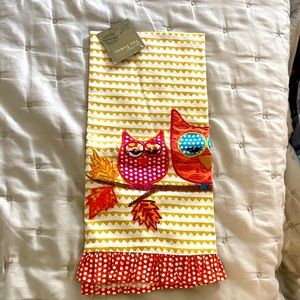 Two Owls Tea Towel
